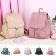 Women soft fashion retro backpack