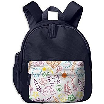 Children's menu drawing backpack schoolbag bag for children boys and girls