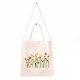 Floral art canvas bag