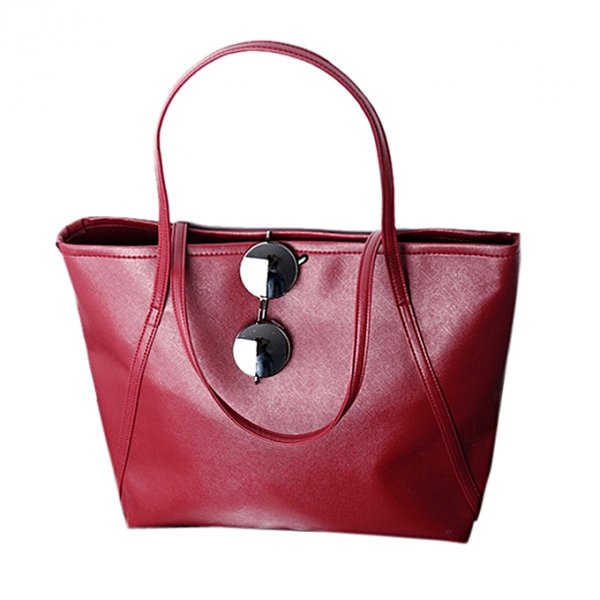 Simple Winter greater capacity leather handbags Messenger