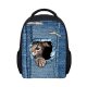 3D Leopard backpacking student at the University Children shoulder bag