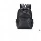 Women bag polyester backpack zipper brown, black, light gray