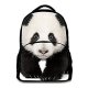 Animal School Bag Children's Age6-16 polyester 17 Inch Laptop Backpack (Panda)