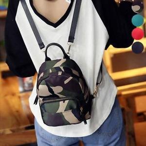 Women small mini school backpack