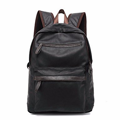 Man bag backpack zipper brown , black